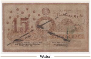 15 Марок 1866 Российская Империя Финляндия Соединенный Банк Фальшивые